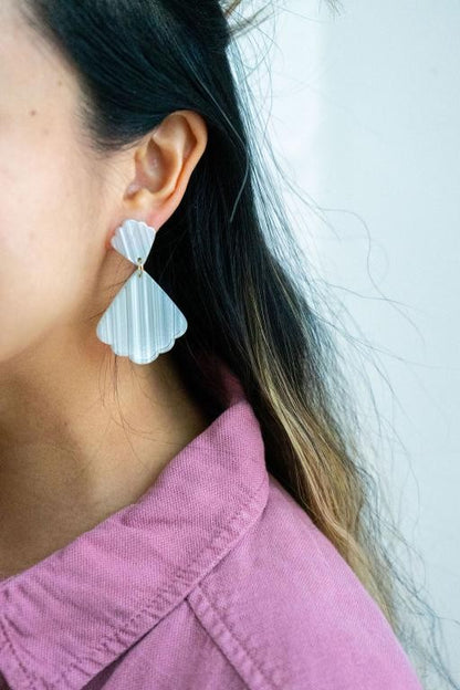 Ariel Earrings - Seashell