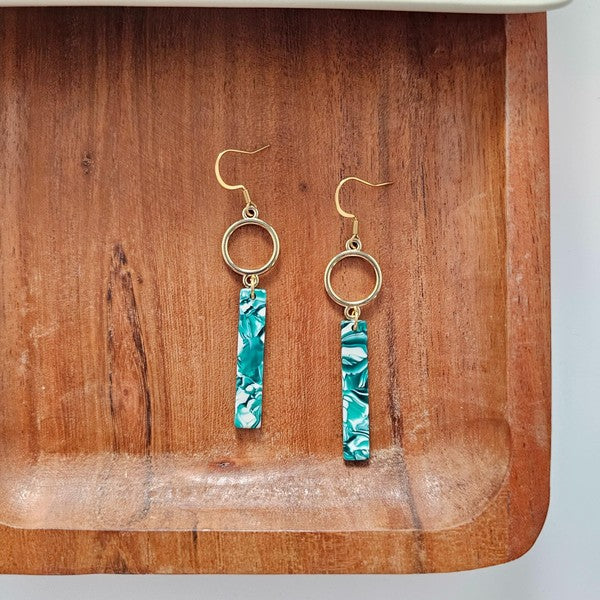 Isabella Earrings - Sea Green