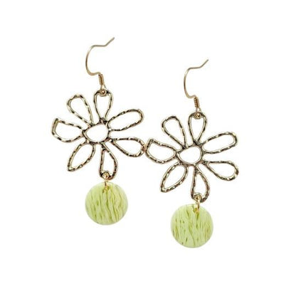 Maisy Earrings - Lime Green