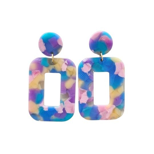 Margot Earrings - Watercolor