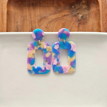 Margot Earrings - Watercolor