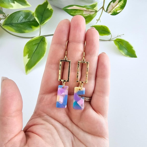 Raya Earrings - Watercolor