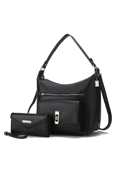 MKF Clara Shoulder Bag with Wristlet Wallet by Mia