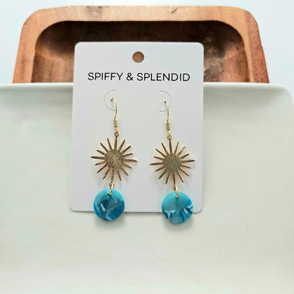 Solana Earrings - Blue