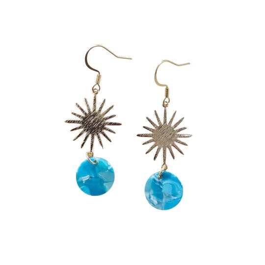 Solana Earrings - Blue