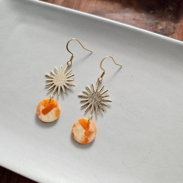 Solana Earrings - Orange