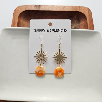 Solana Earrings - Orange