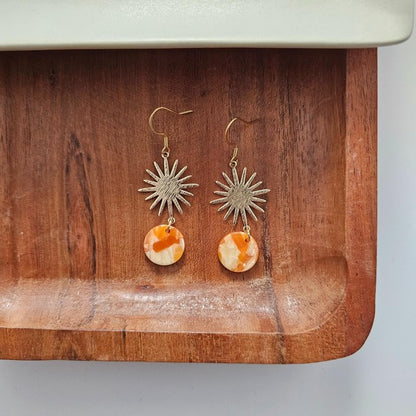 Solana Earrings - Orange