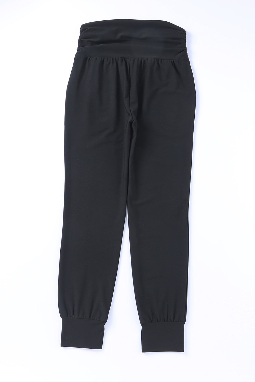 Black Plus Size High Waist Pocketed Skinny Pants